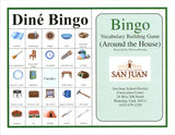 Dine Bingo Around the House