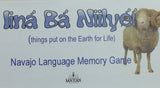 Navajo Language Memory Game - Iina Ba Niilyei (Things put on the Earth for Life)