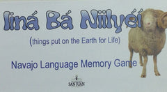 Navajo Language Memory Game - Iina Ba Niilyei (Things put on the Earth for Life)