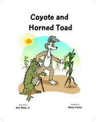 Coyote and Horned Toad   Coy -3
