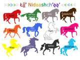 Lii' Nidaashch'aa' (Color Ponies) Poster and Card Set